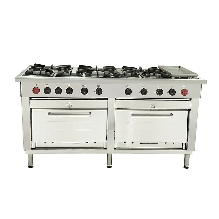 Cocina 8 Pl.+ 2 hornos +.Chq. GLP Descripción 3