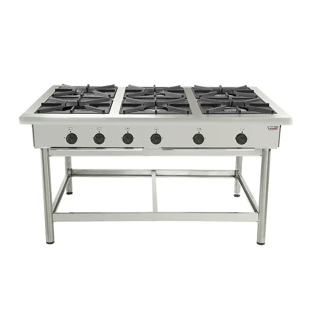 Anafe 6 parrillas 43x43 cm. GLP 1