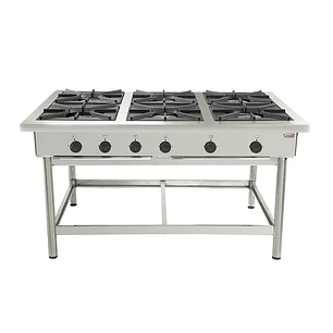 Anafe 6 parrillas 43x43 cm. GLP