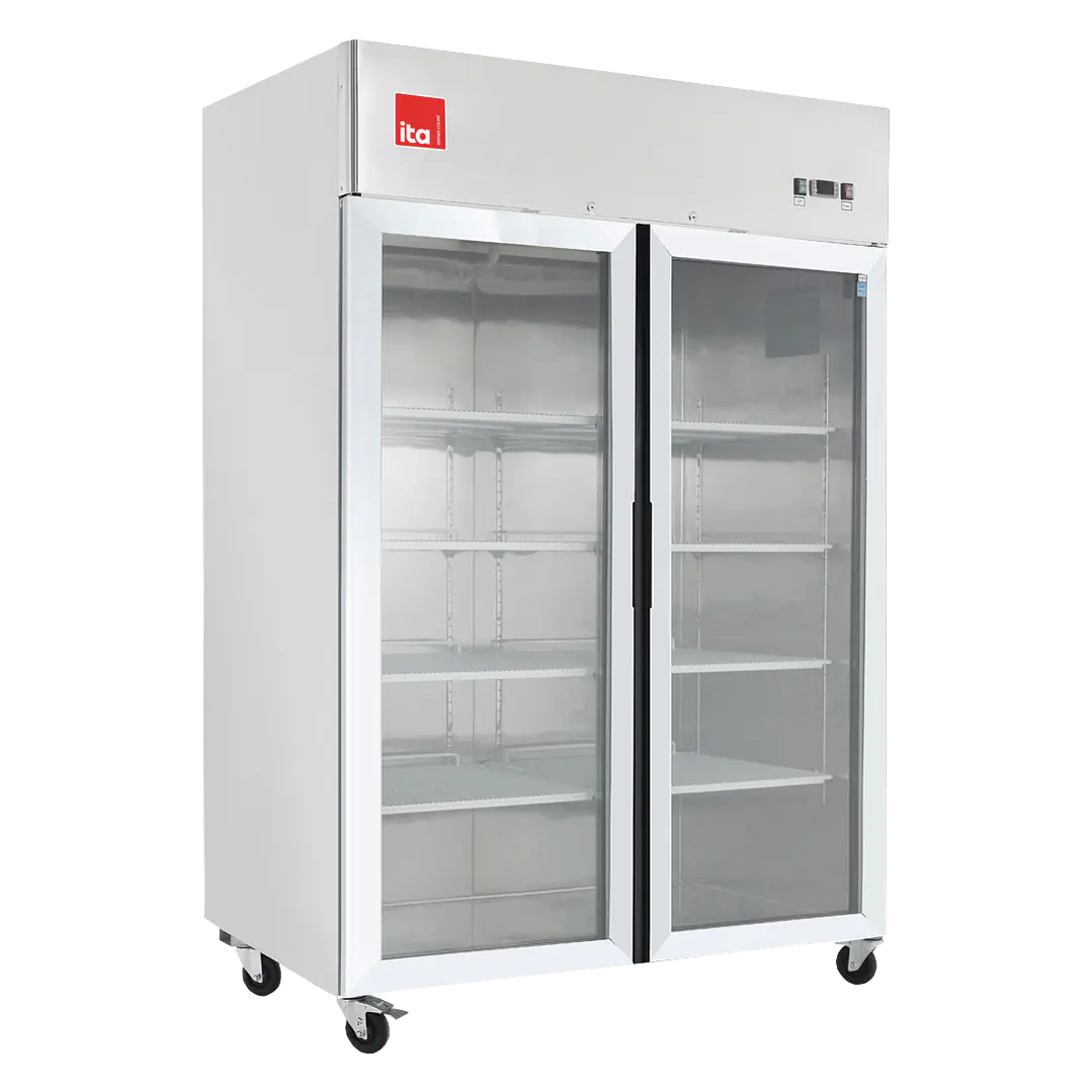 REFRIGERADOR ITA 2 PUERTAS VIDRIO 900lts 1