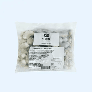 Camarón 36/40 Crudo con Cáscara El Golfo 1KG