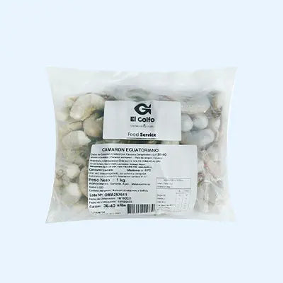 Camarón 36/40 Crudo Pelado El Golfo 500GR 1