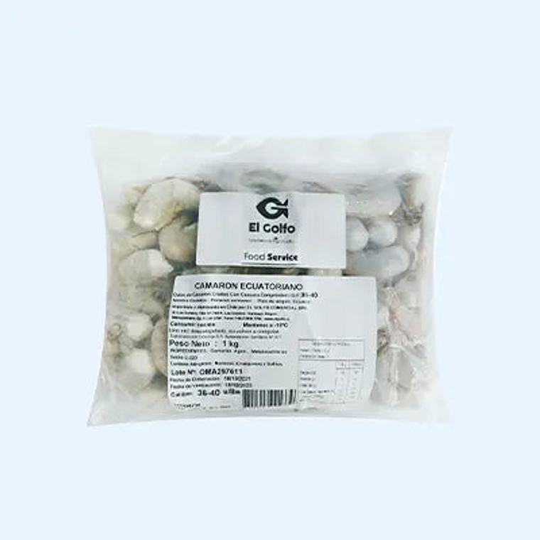 Camarón 36/40 Crudo Pelado El Golfo 500GR 1