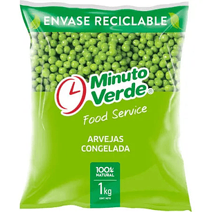 Arvejas Minuto Verde 1kg