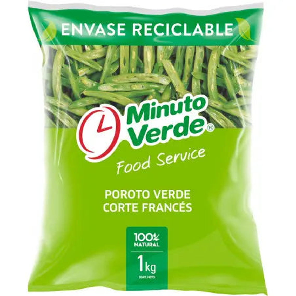 Poroto Verde Corte Francés Minuto Verde 1kg 1