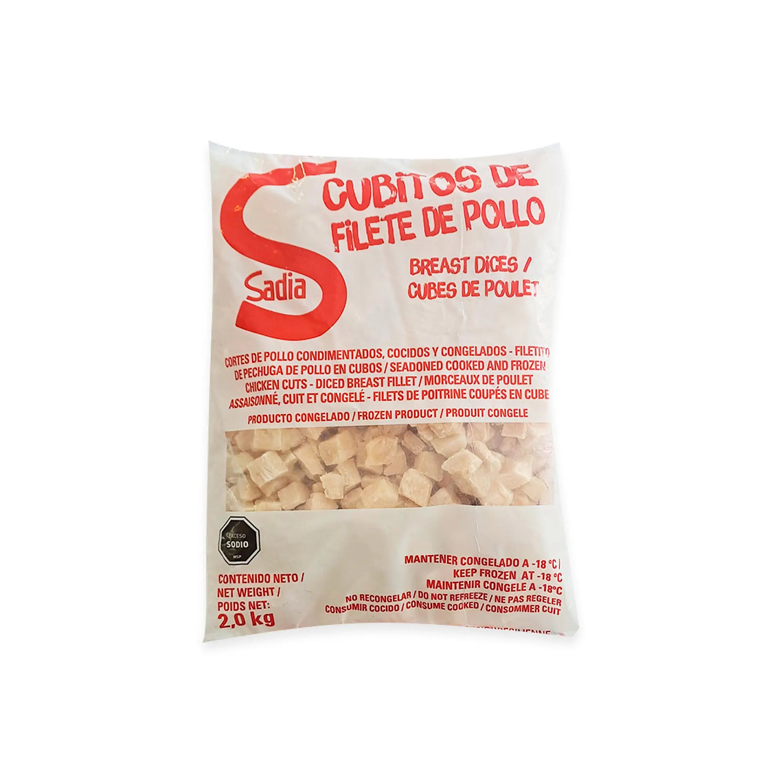Pollo en Cubos Sadia 2KG 1
