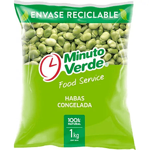 Habas Minuto Verde 1kg