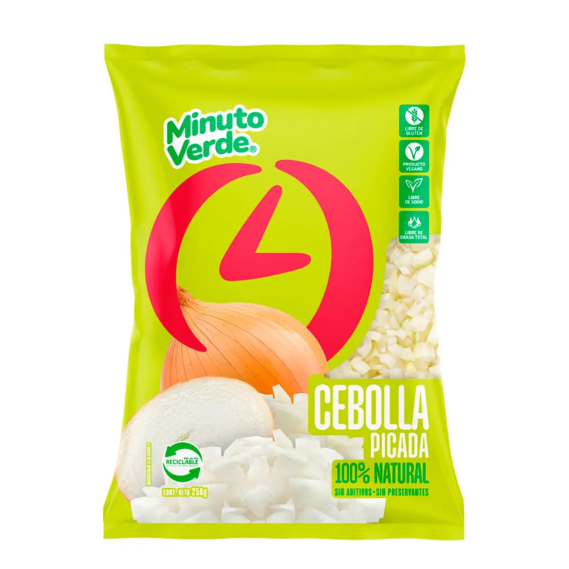 Cebolla Cubo Minuto Verde 250GR 1