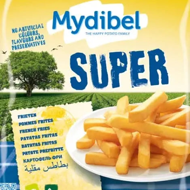 Papas Pre Fritas Super 14/14 Mydibel 2.5kg 1