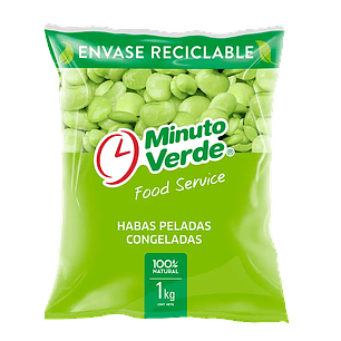 Habas Peladas Minuto Verde 1KG