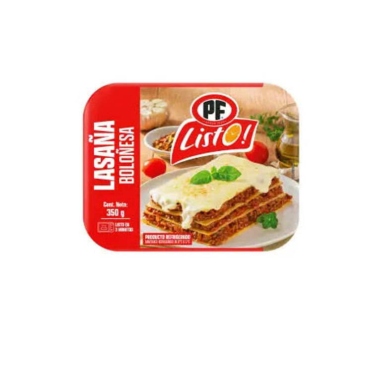 Lasagna Boloñesa PF Listo 350GR 1