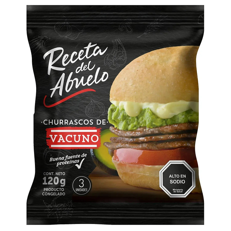 Churrasco Vacuno Receta del Abuelo 3UN 120GR 1