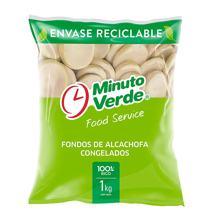 Fondos de Alcachofa Minuto Verde 1KG 1