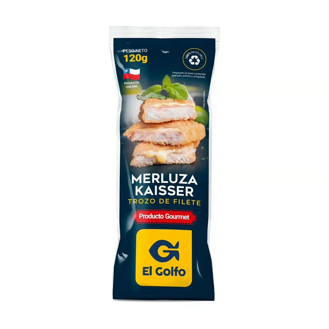 Merluza Filete Trozo Apanado Kaisser El Golfo 120GR 1