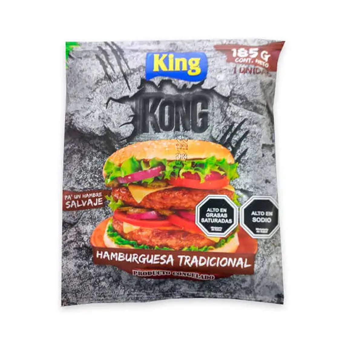 Hamburguesa Vacuno King Kong 185GR 1