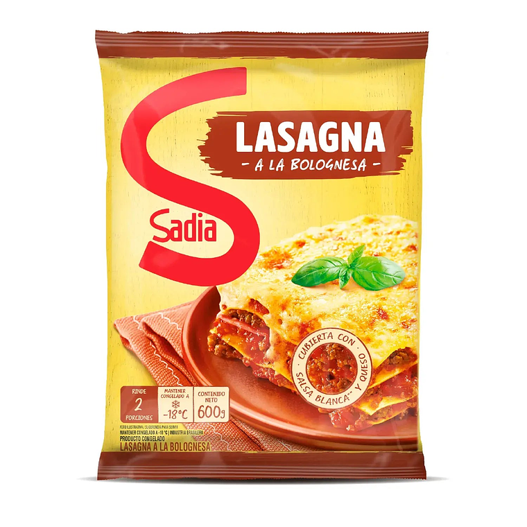 Lasagna Bolognese Sadia 600GR 1