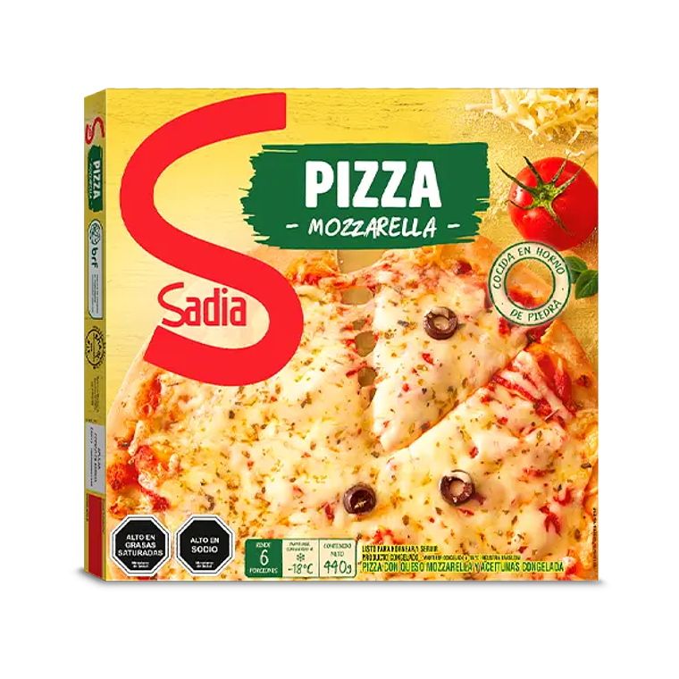 Pizza Sadia Mozzarella 440G 1