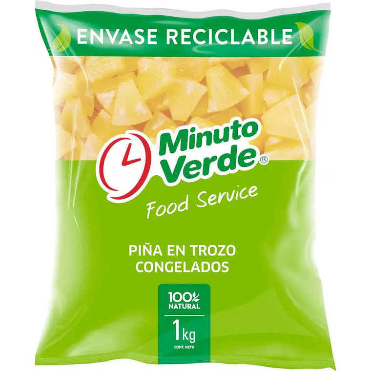 Piña Trozos Minuto Verde 1kg 1