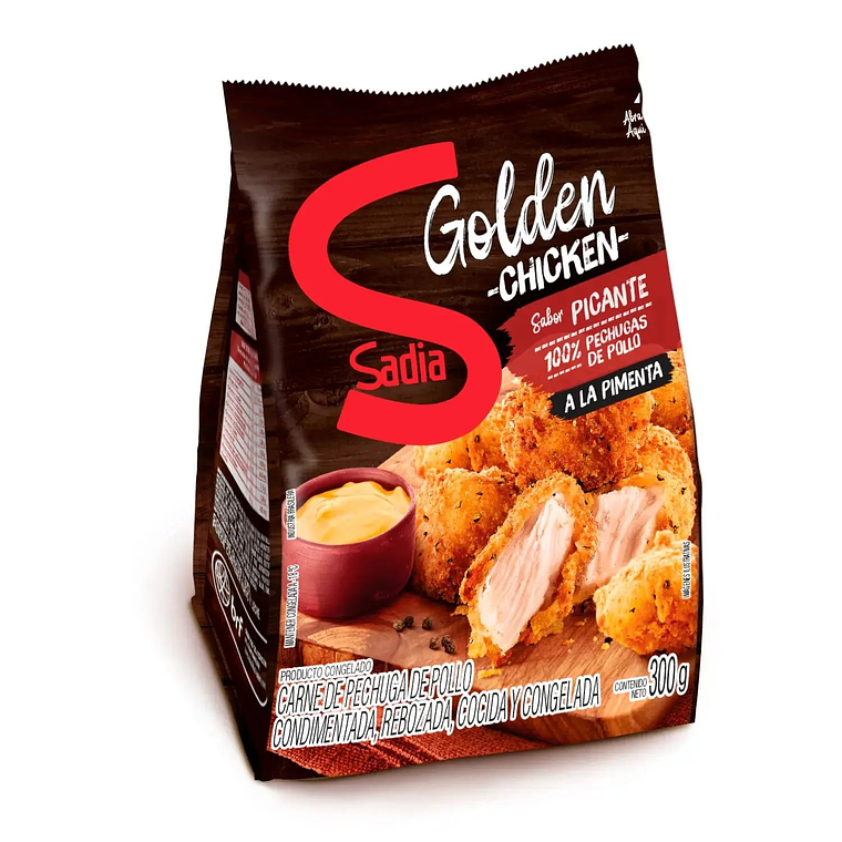 Golden Chicken 100% Pechuga de Pollo Sadia 300GR Spicy/Picante 1