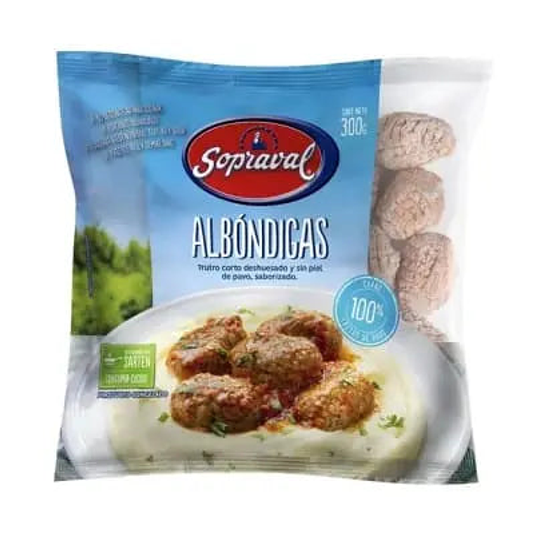 Albóndigas de Pavo Sopraval 300GR 1