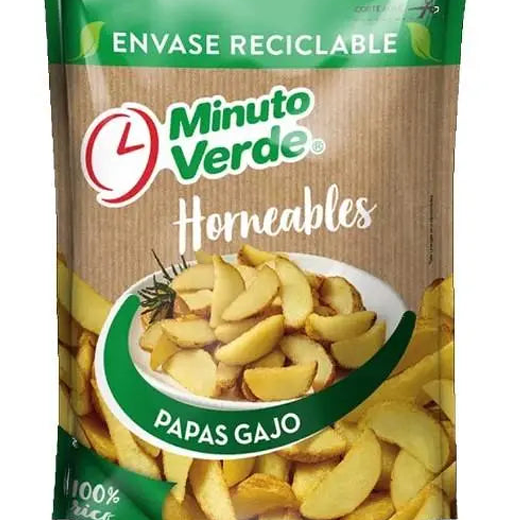 Papas Gajo/Skin On Mydibel Doypack 700GR Minuto Verde 1