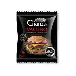 Hamburguesa Vacuno La Crianza 100GR