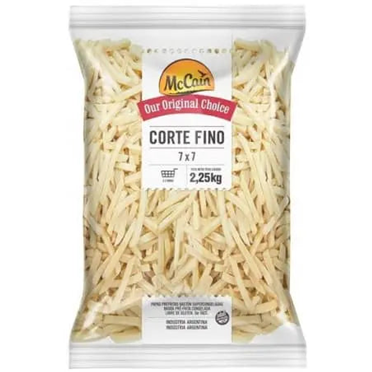 Papas Pre Fritas Finas Mc Cain 7/7 2.25KG 1