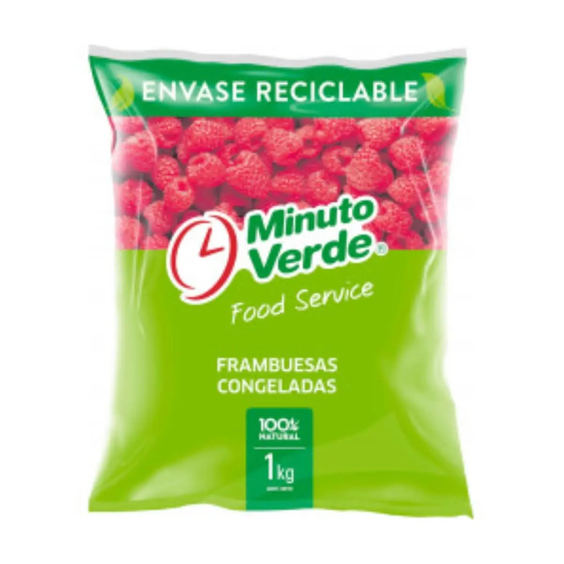 Frambuesa Entera Minuto Verde 1KG 1