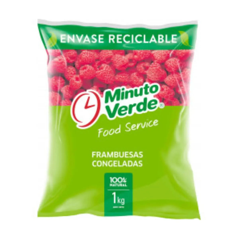 Frambuesa Entera Minuto Verde 1KG 1