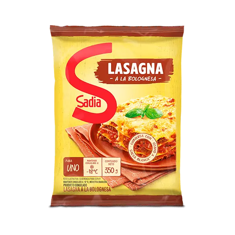 Lasaña Bolognesa Sadia 350gr 1