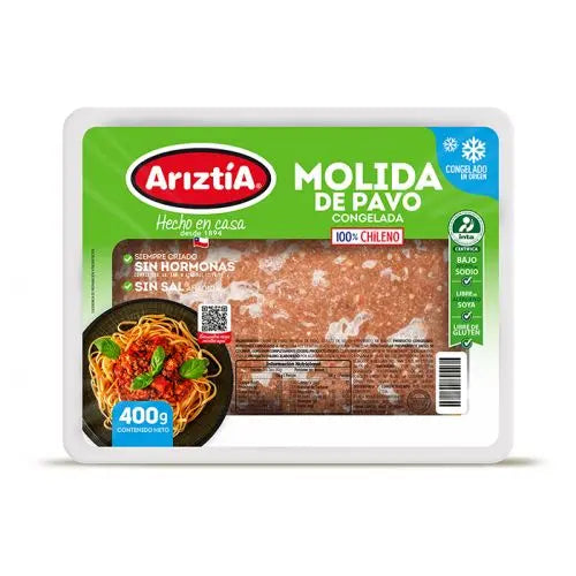 Carne Molida Pavo Ariztía 400GR 1