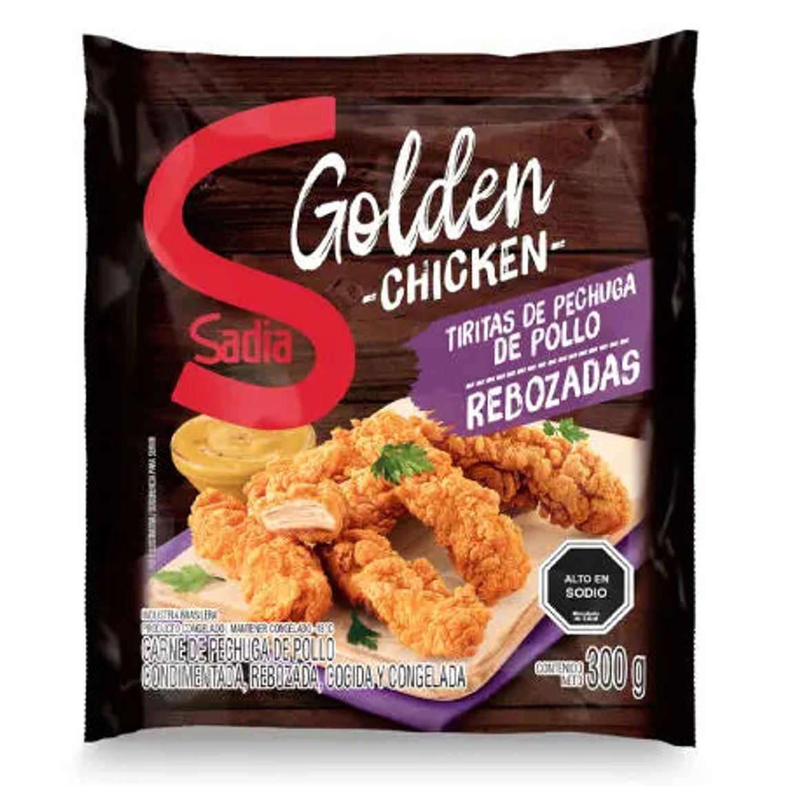Tiritas de Pechuga de Pollo Rebozadas Golden Chicken Sadia 300gr 1