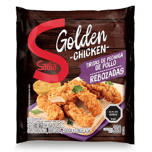 Tiritas de Pechuga de Pollo Rebozadas Golden Chicken Sadia 300gr