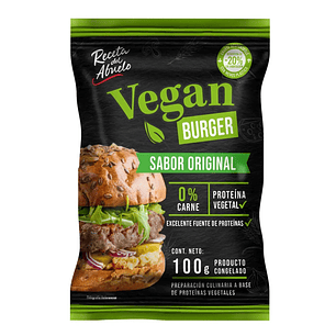 Vegan Burger Receta del Abuelo Tradicional 100GR