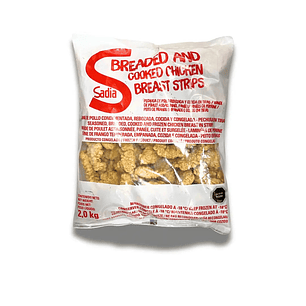 Tiritas de Pechuga de Pollo Rebozadas Golden Chicken Sadia 2KG