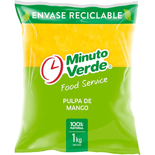 Pulpa Mango Minuto Verde 1KG