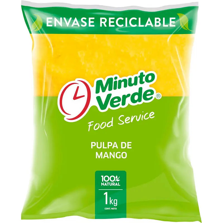 Pulpa Mango Minuto Verde 1KG 1