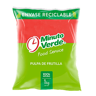 Pulpa Frutilla Minuto Verde 1KG