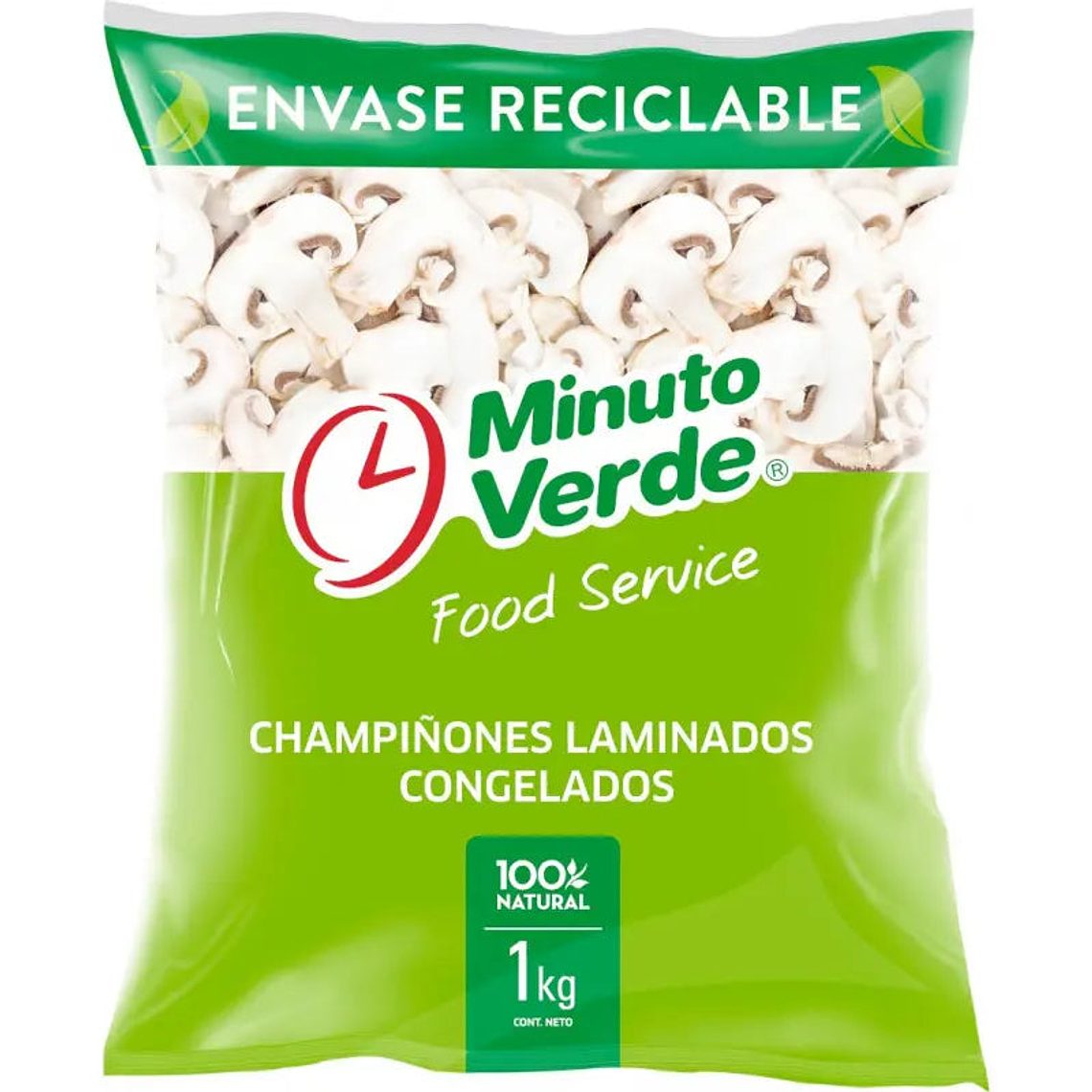 Champiñones Laminados Minuto Verde 1KG 1