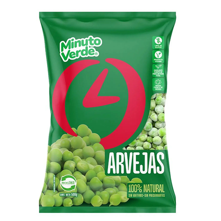 Arvejas Minuto Verde 500GR 1