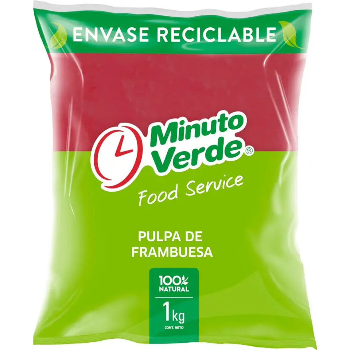 Pulpa Frambuesa Minuto Verde 1KG 1
