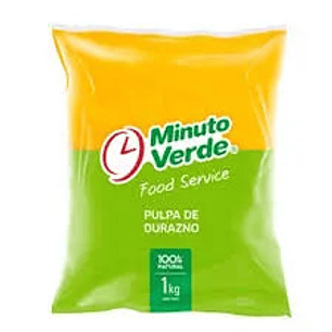 Pulpa Durazno Minuto Verde 1KG