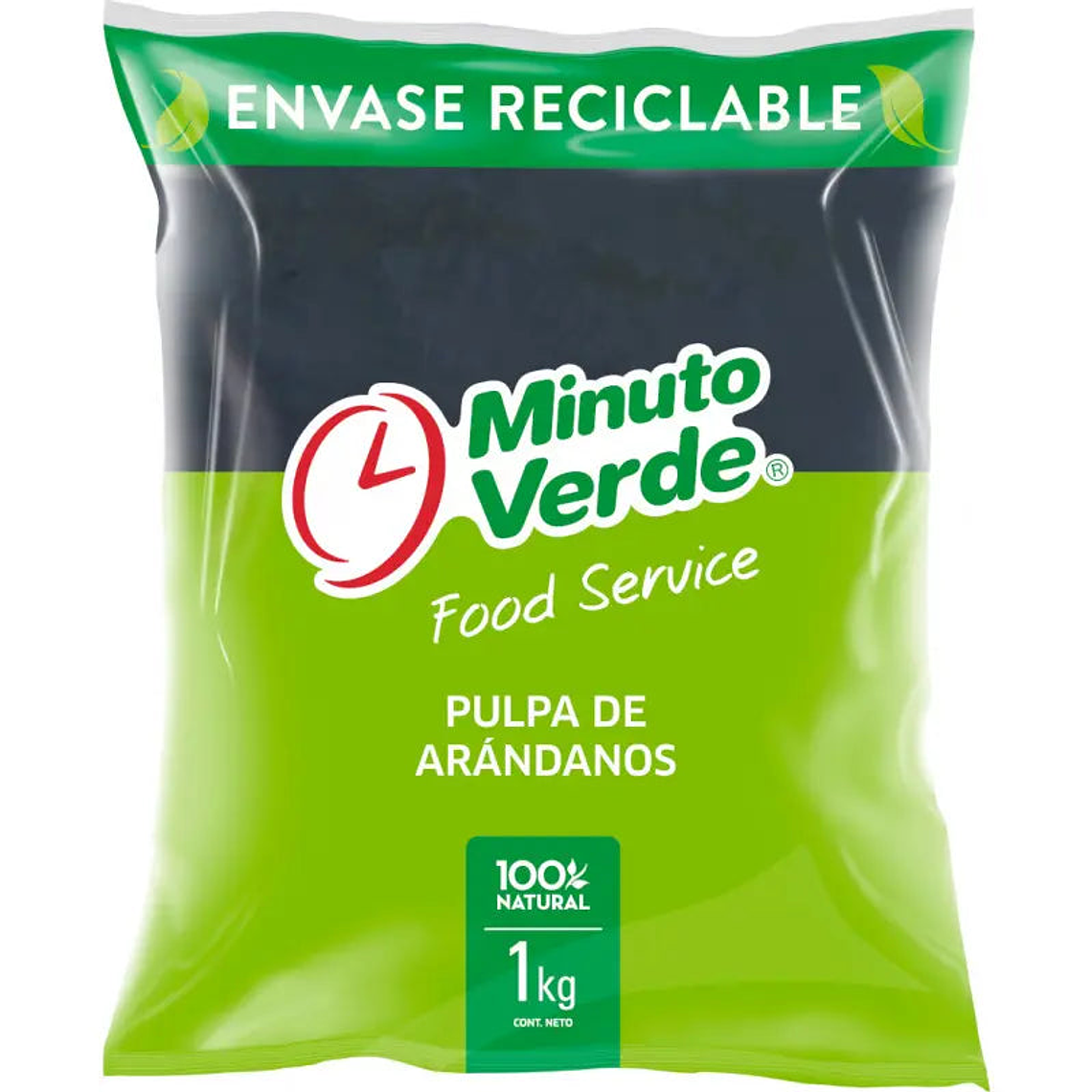 Pulpa Arándano Minuto Verde 1KG 1
