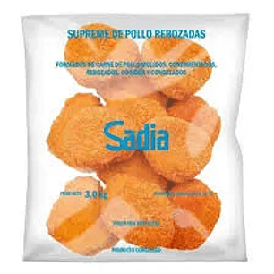 Supremas de Pollo Rebozadas Sadia 3KG