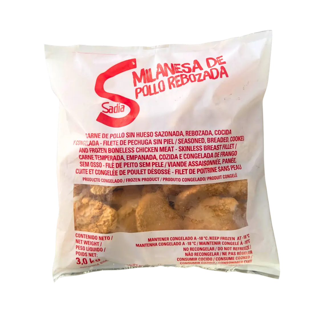 MILANESA DE POLLO SADIA 3KG 1