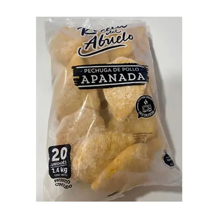 PECHUGA APANADA POLLO RECETA DEL ABUELO 2.4 KG 1
