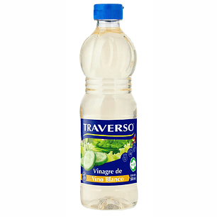 VINAGRE DE VINO TRAVERSO BLANCO 500ML