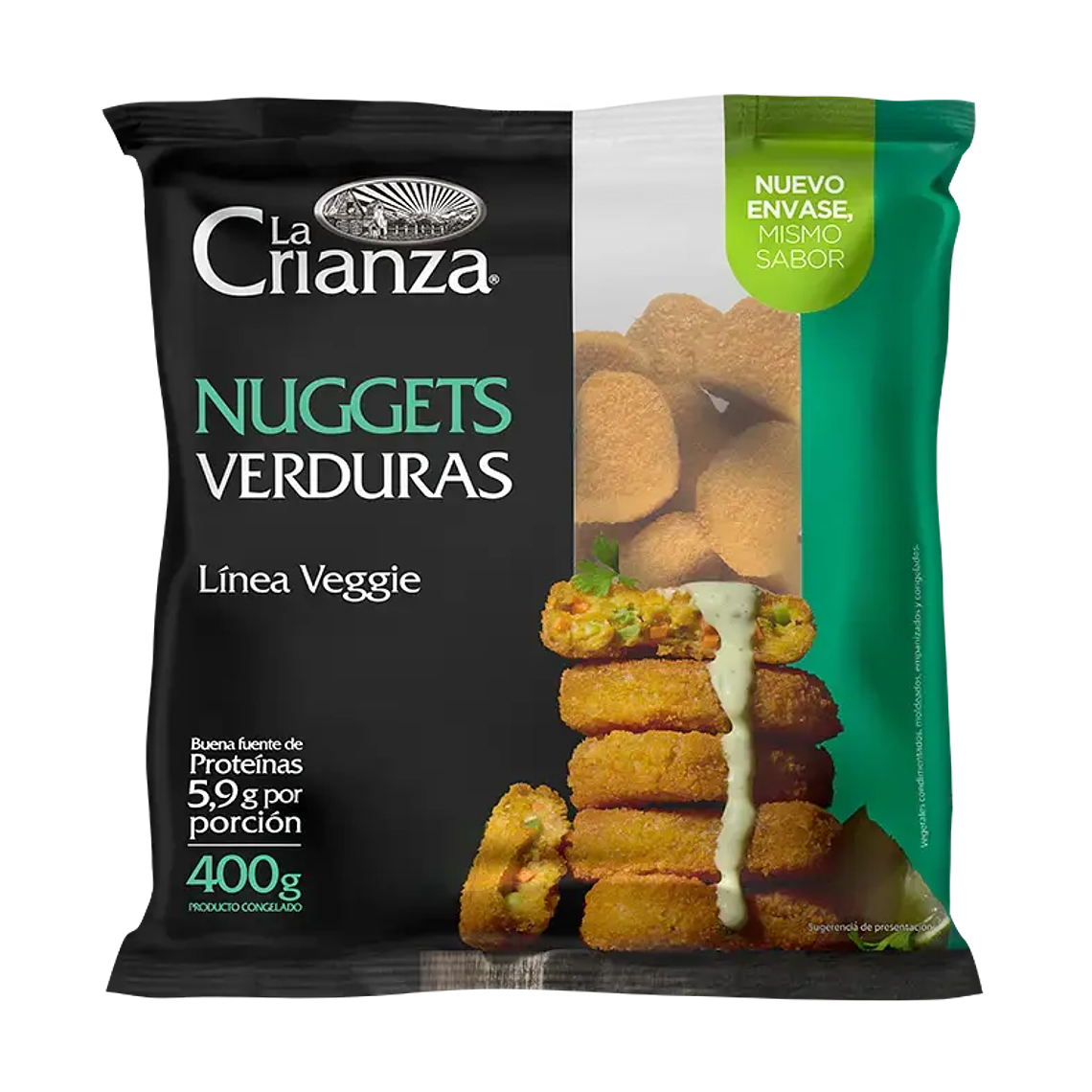 NUGGETS DE VERDURA LA CRIANZA 400GR 1