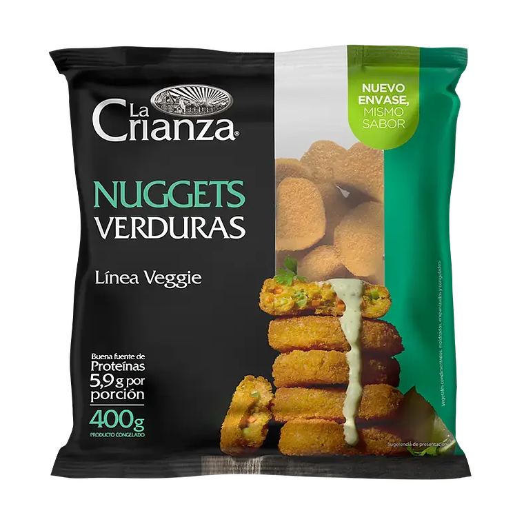 NUGGETS DE VERDURA LA CRIANZA 400GR 1
