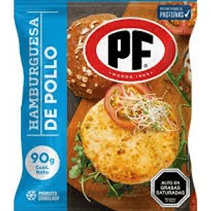HAMBURGUESA POLLO PF 90GR